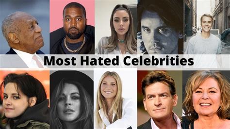 The percentage speak. . Most hated celebrities 2022
